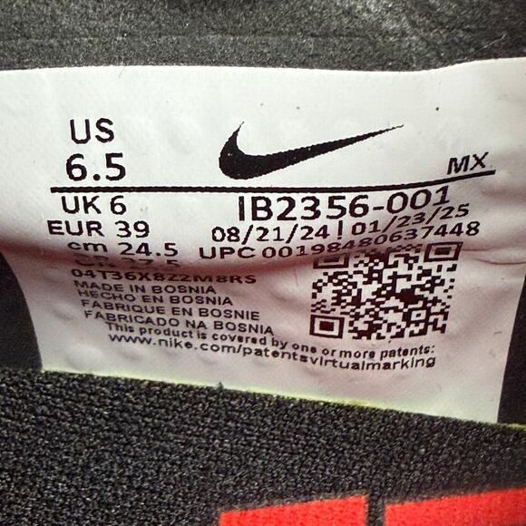 Nike Zoom Mercurial Vapor 16 Elite FG x Vini Jr. Soccer IB2356-001 Men’s 6.5 NWT